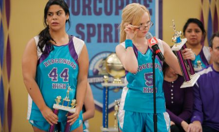 Jessica Marie Garcia and Dove Cameron in Liv and Maddie